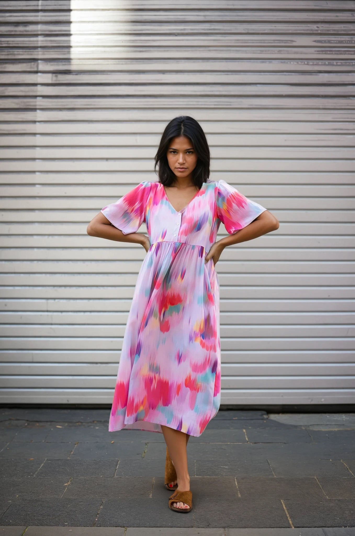 PRE-ORDER · YYULI – Empire-Kleid ‚Field Day‘