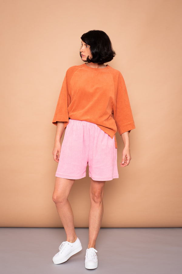 YYULI – Oversized Shirt aus Cord-Nicky