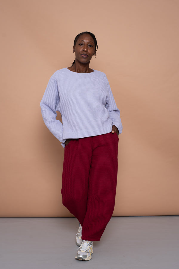 YYULI – Barrel Pant Bordeaux