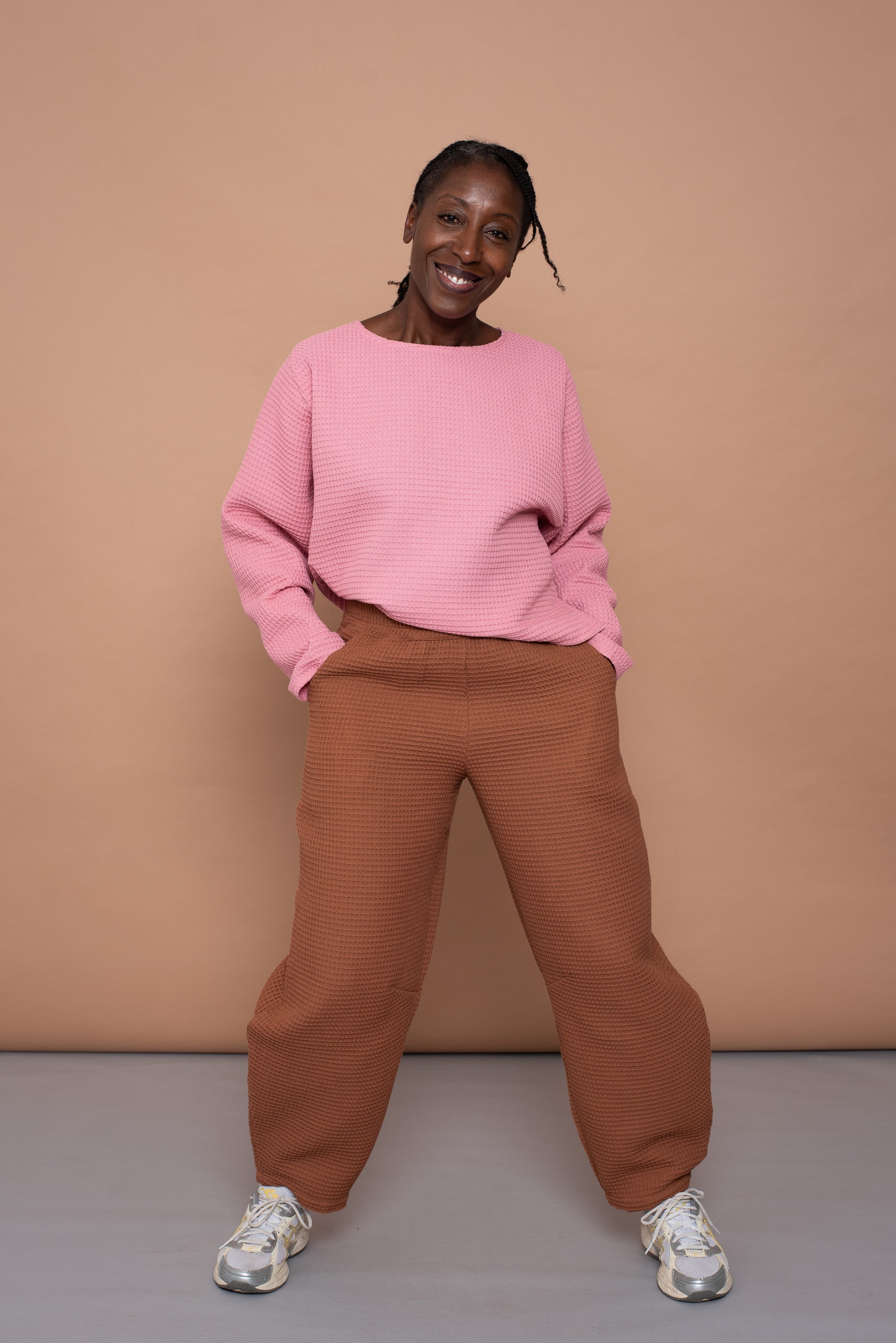 YYULI – Oversized Sweatshirt Light Pink
