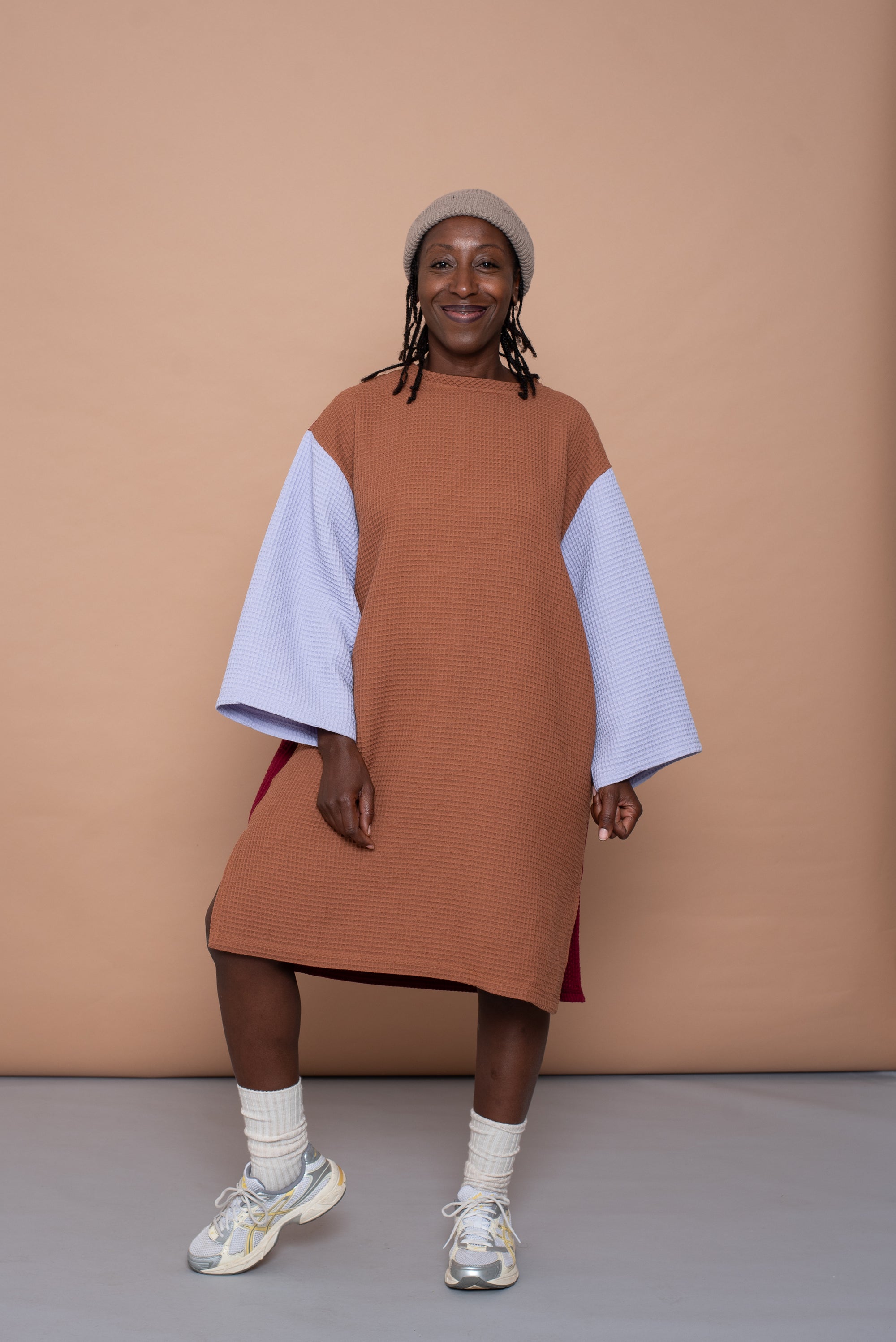 YYULI – Oversized Kleid Colour Blocking