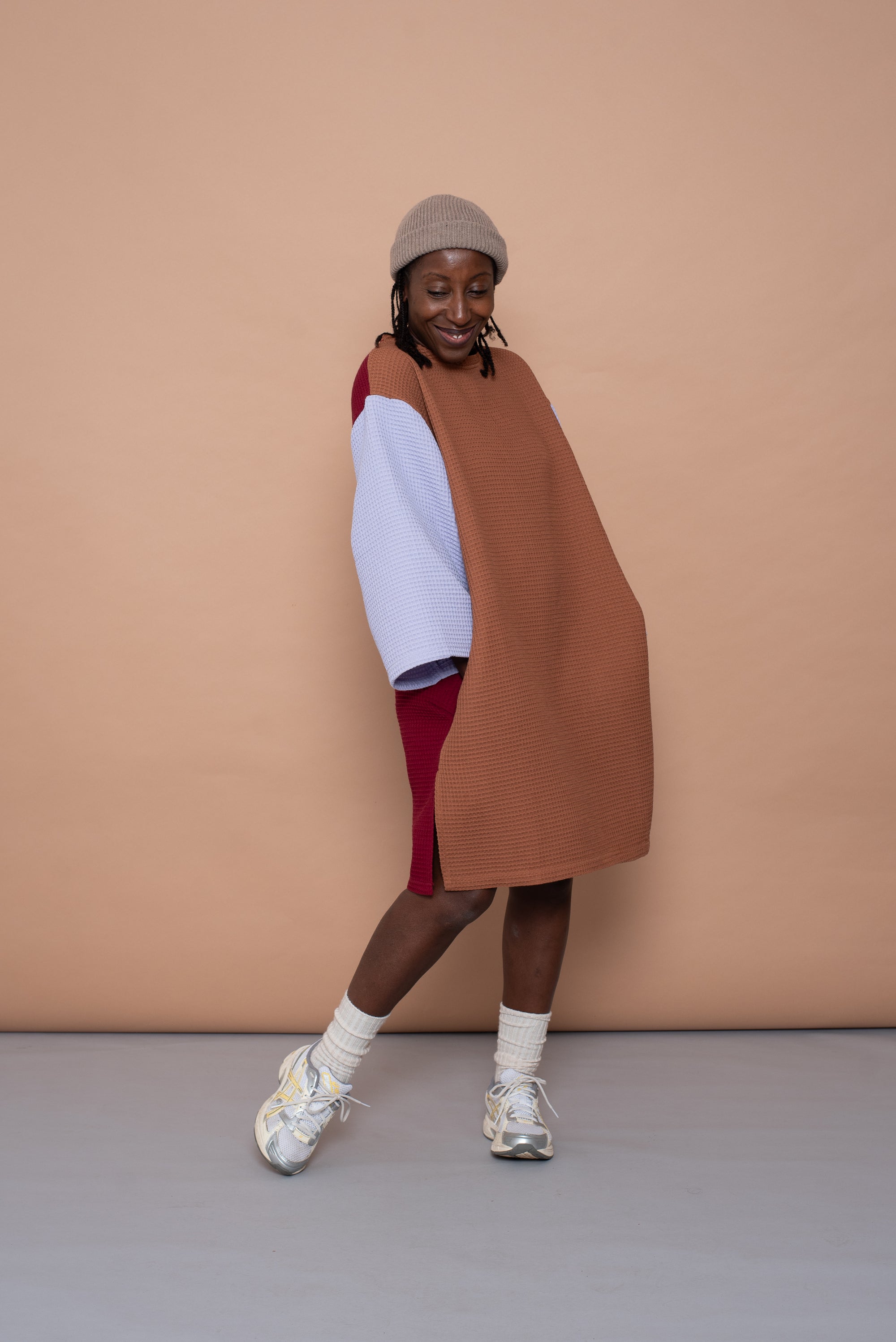 YYULI – Oversized Kleid Colour Blocking