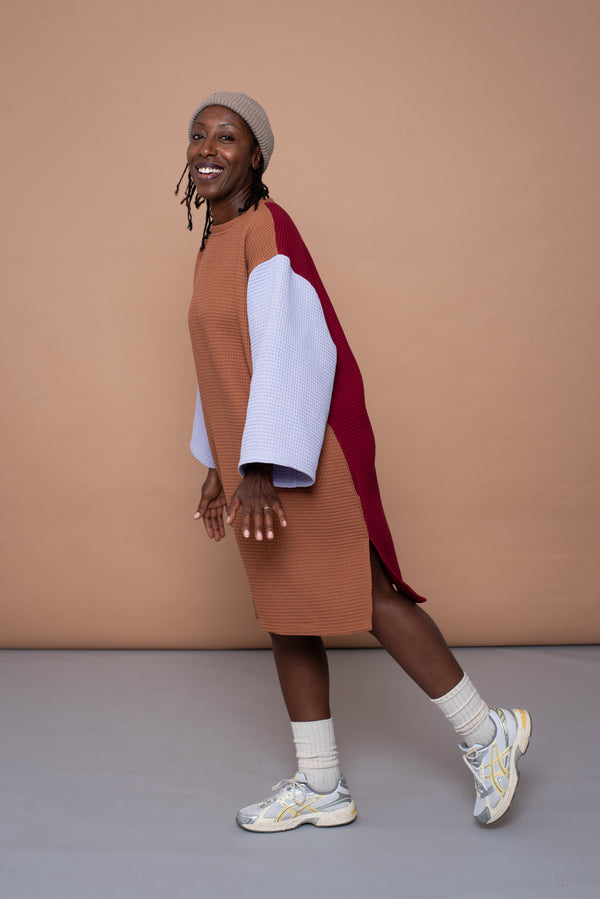 YYULI – Oversized Kleid Colour Blocking