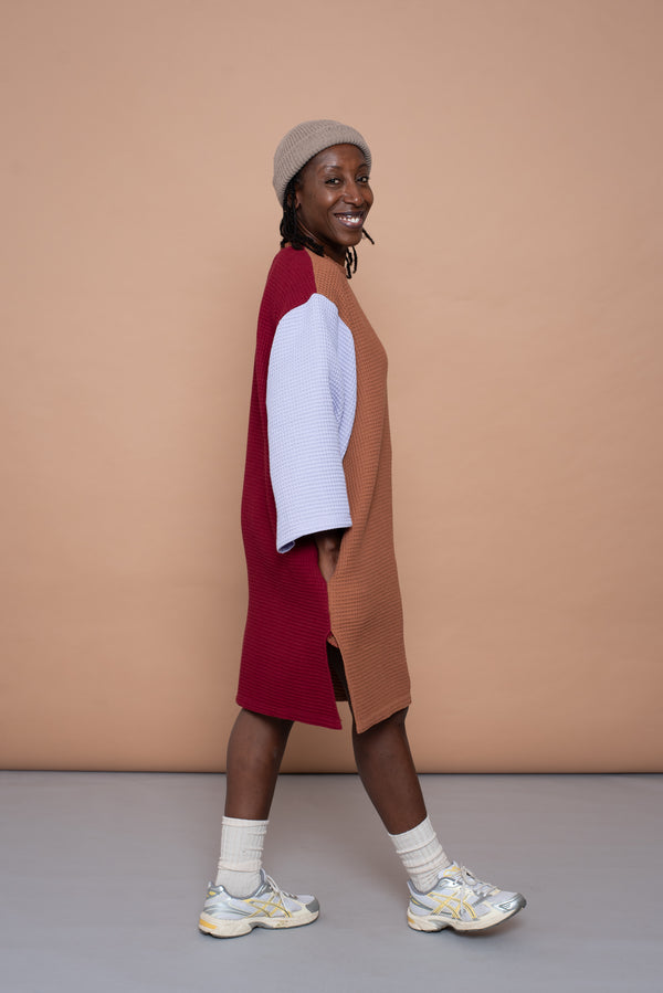 YYULI – Oversized Kleid Colour Blocking