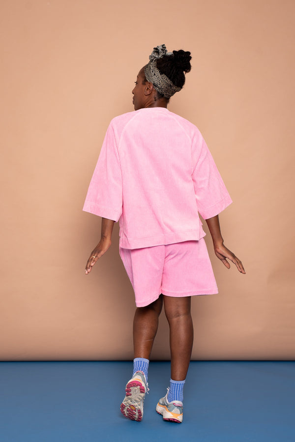 YYULI – Oversized Shirt aus Cord-Nicky