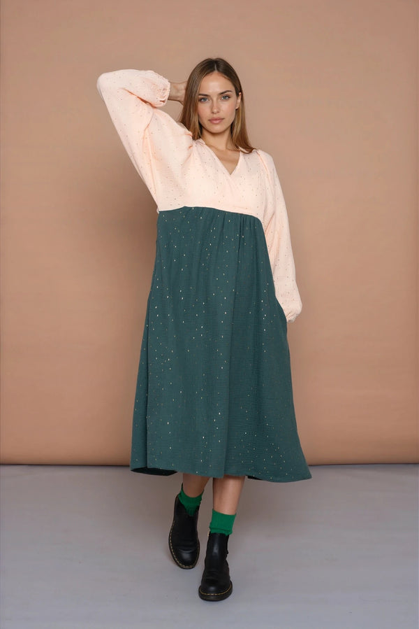 YYULI – Maxi-Kleid ‚Gold Standard‘