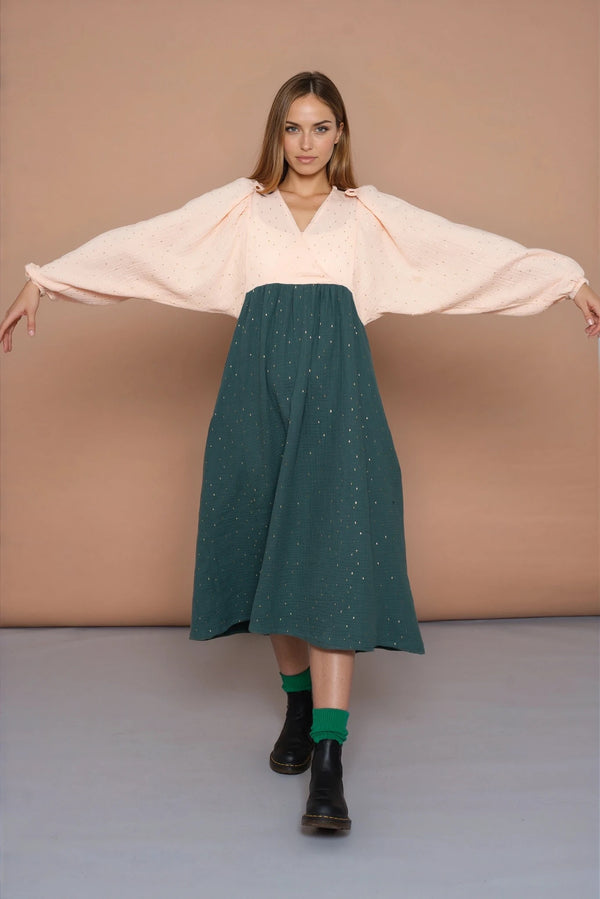 YYULI – Maxi-Kleid ‚Gold Standard‘