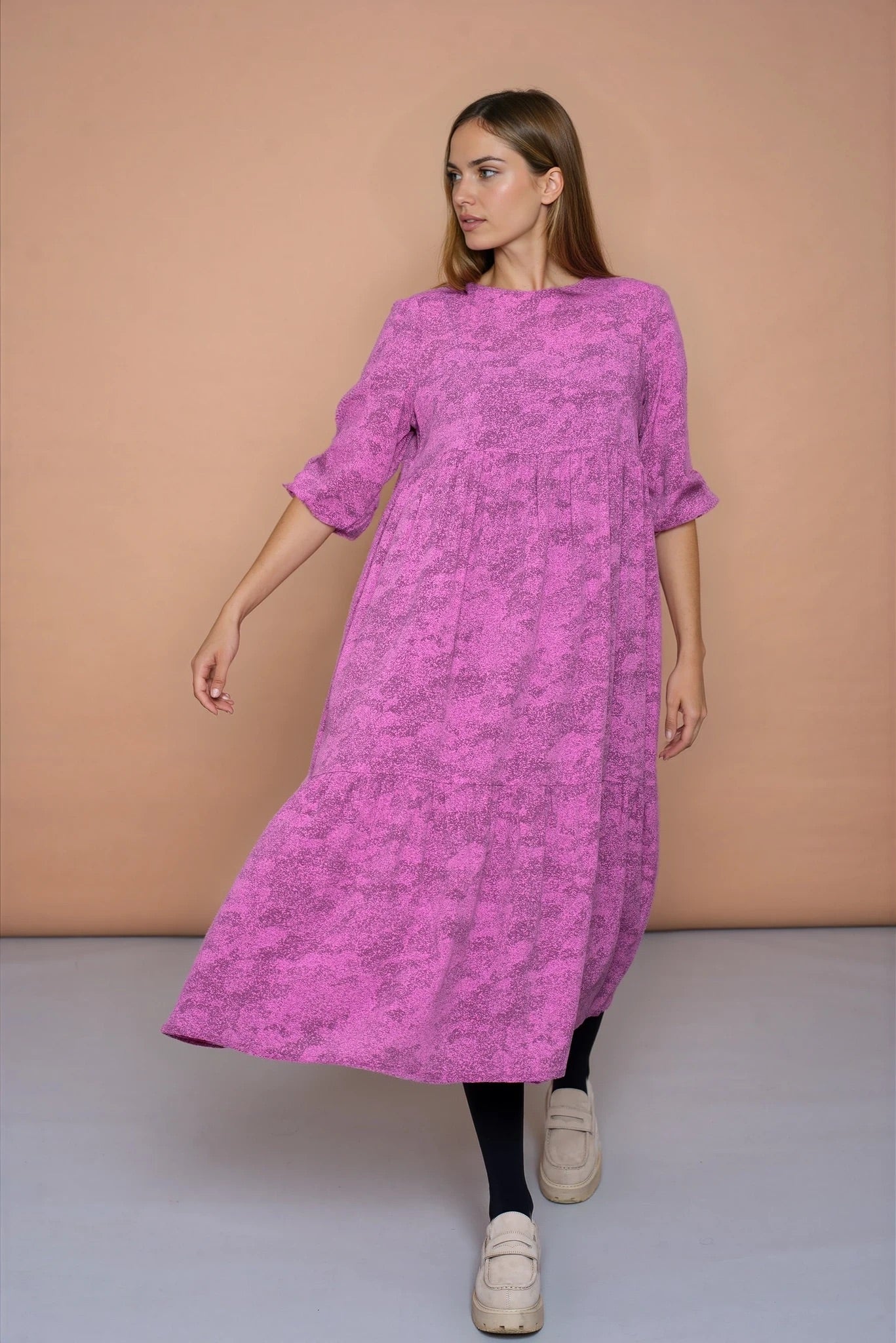 PRE-ORDER · YYULI – Maxi-Kleid ‚Air Travel‘