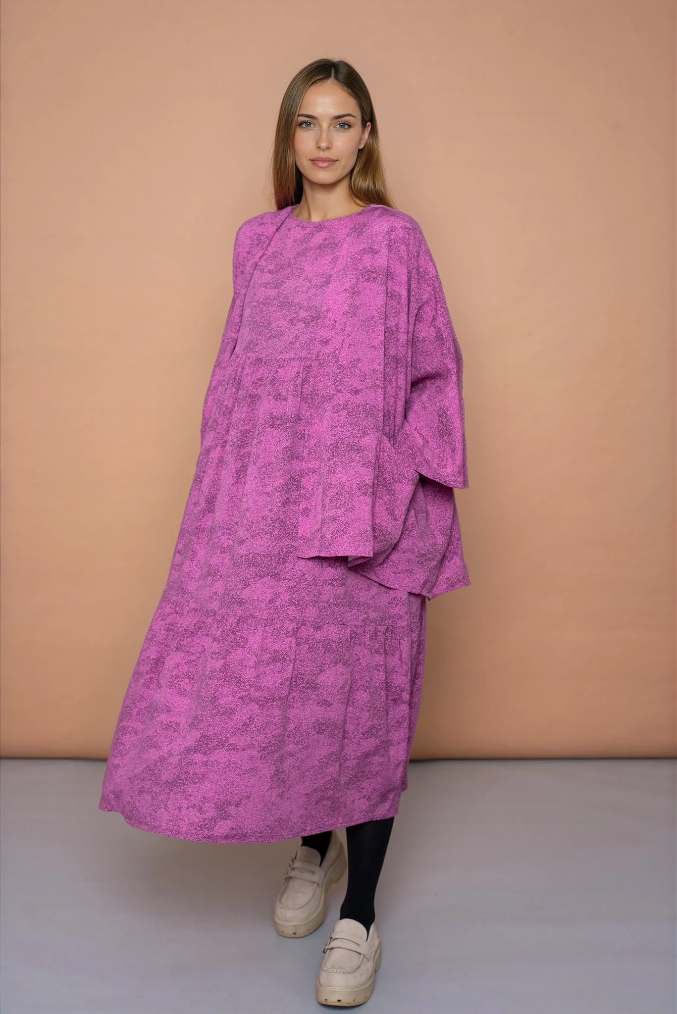 PRE-ORDER · YYULI – Maxi-Kleid ‚Air Travel‘