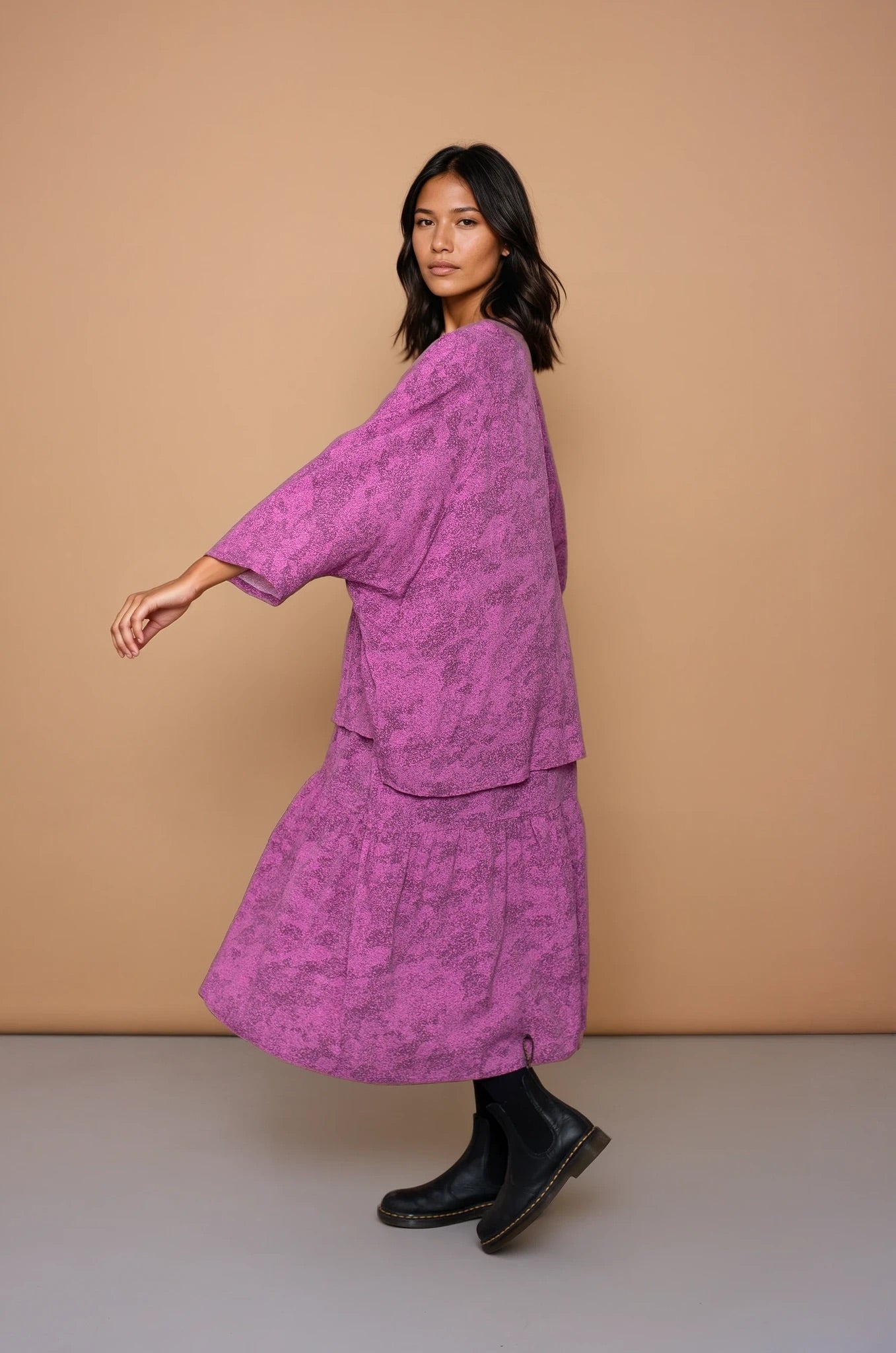 PRE-ORDER · YYULI – Maxi-Kleid ‚Air Travel‘