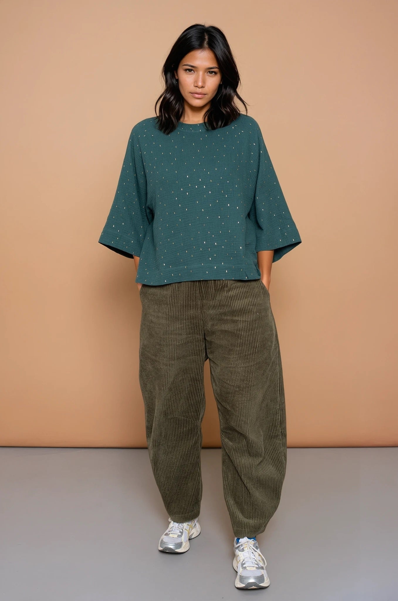 YYULI – Barrel Pant Olive