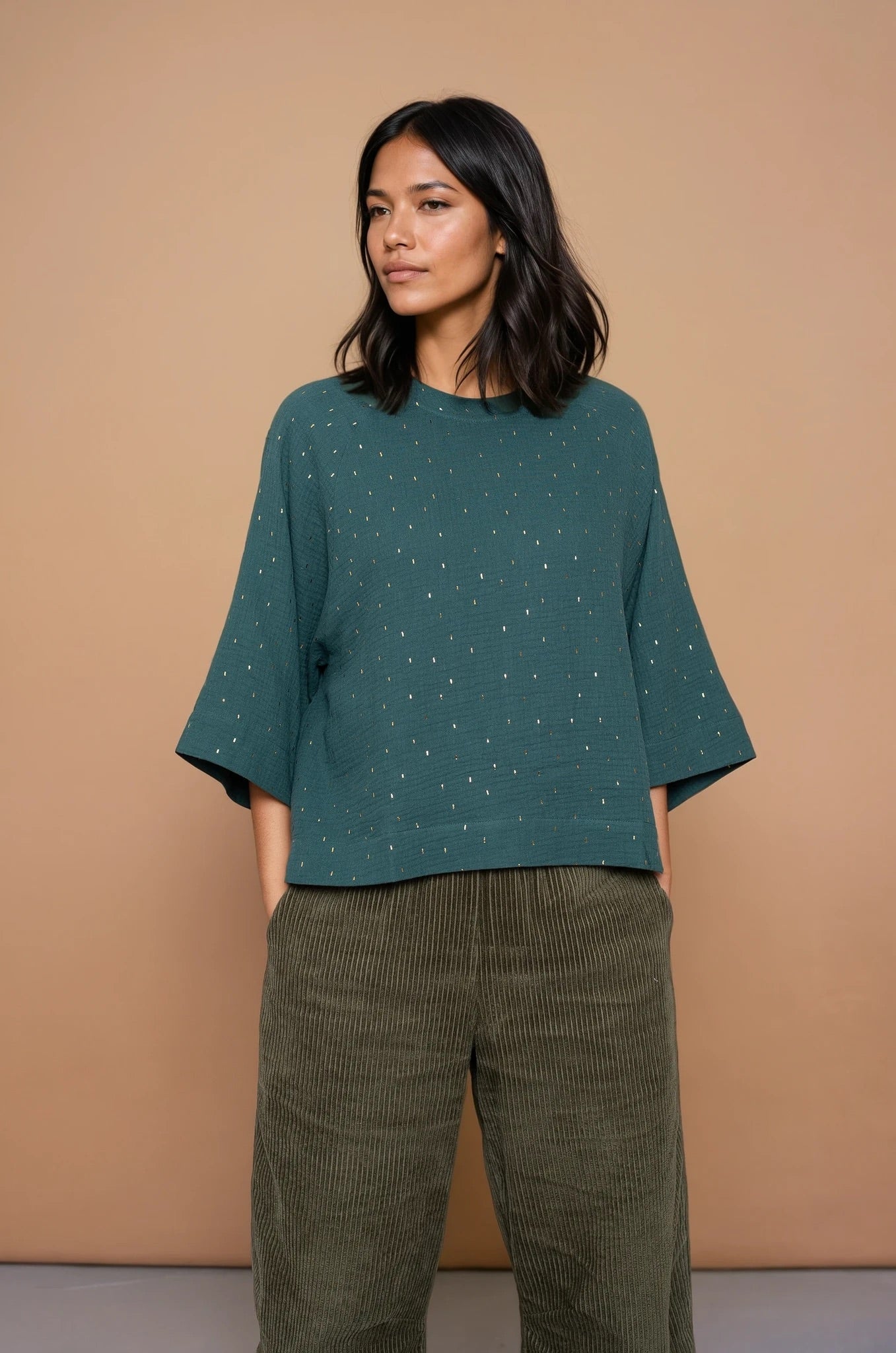 YYULI – Oversized Shirt ‚Gold Standard‘