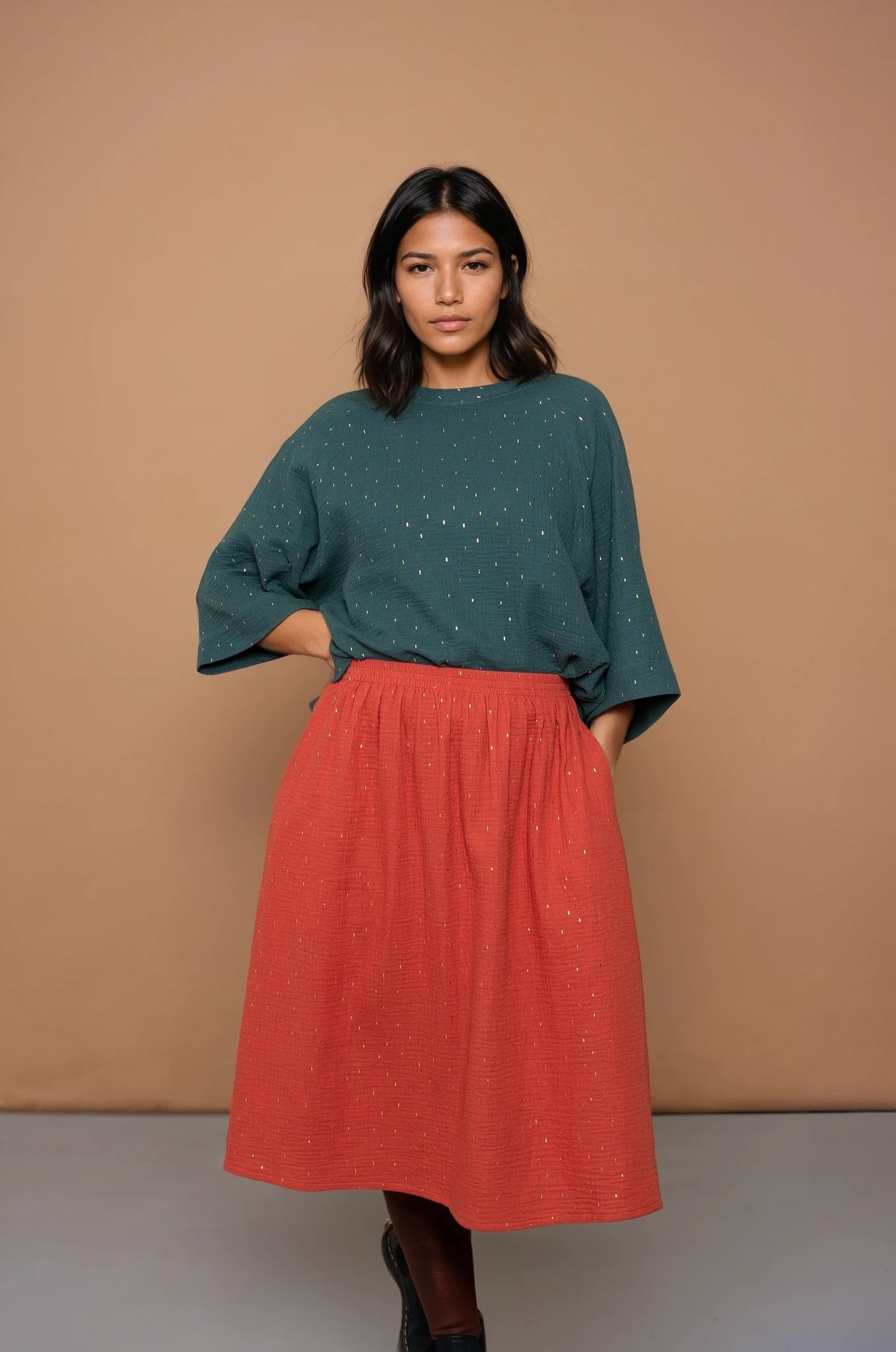 YYULI – Oversized Shirt ‚Gold Standard‘