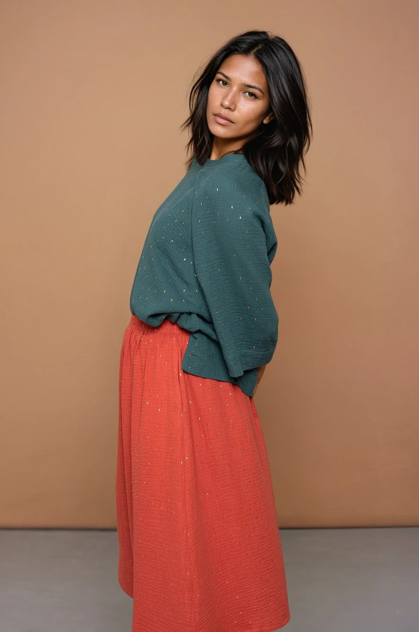 YYULI – Oversized Shirt ‚Gold Standard‘