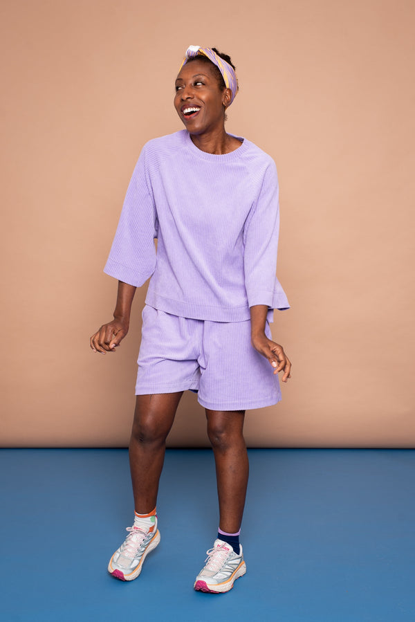 YYULI – Oversized Shirt aus Cord-Nicky