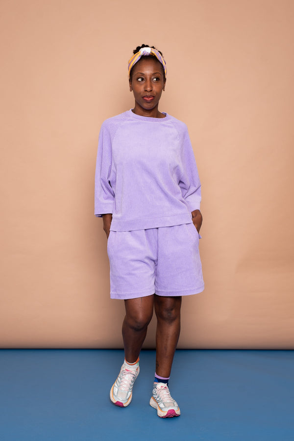 YYULI – Oversized Shirt aus Cord-Nicky