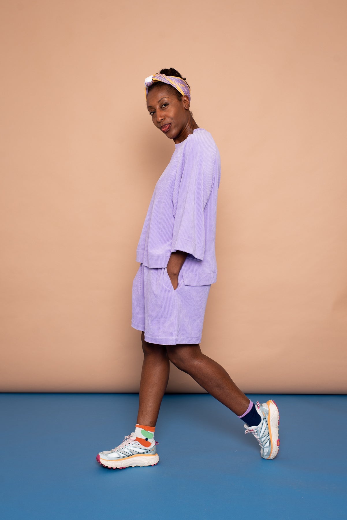 YYULI – Oversized Shirt aus Cord-Nicky