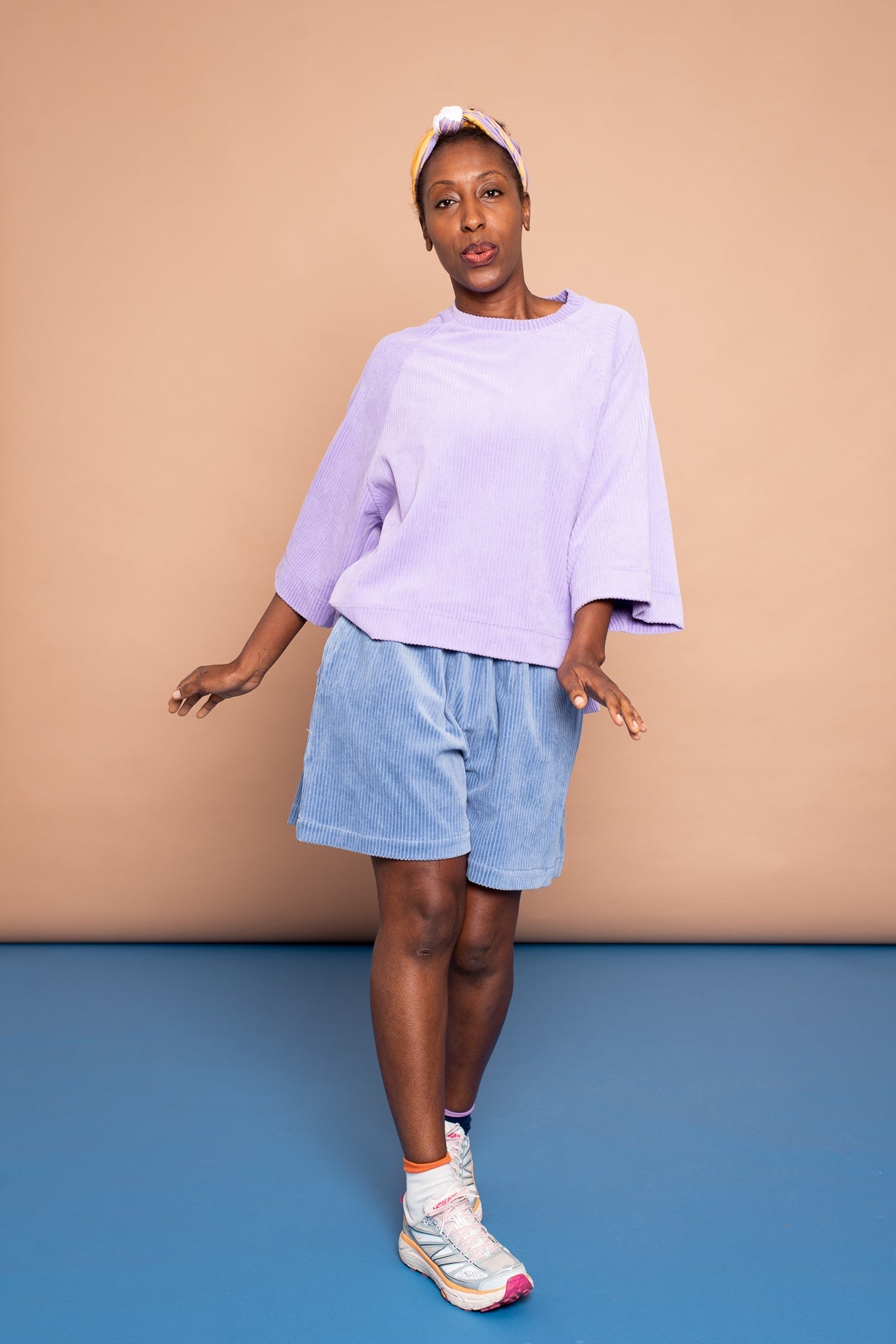 YYULI – Oversized Shirt aus Cord-Nicky