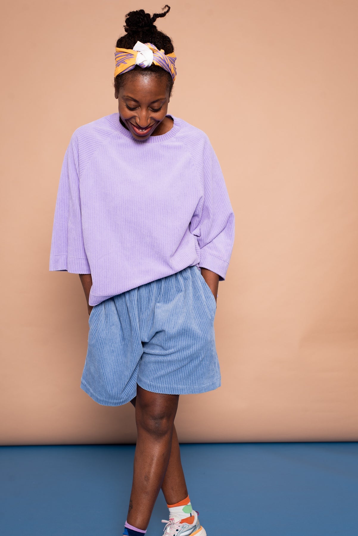 YYULI – Oversized Shirt aus Cord-Nicky