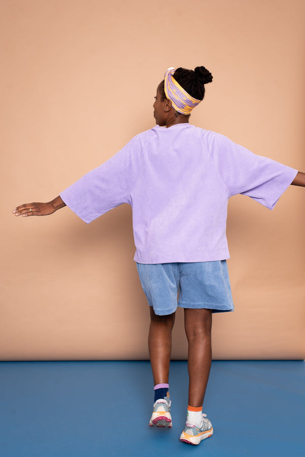 YYULI – Oversized Shirt aus Cord-Nicky