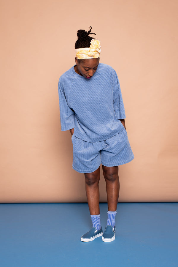 YYULI – Oversized Shirt aus Cord-Nicky