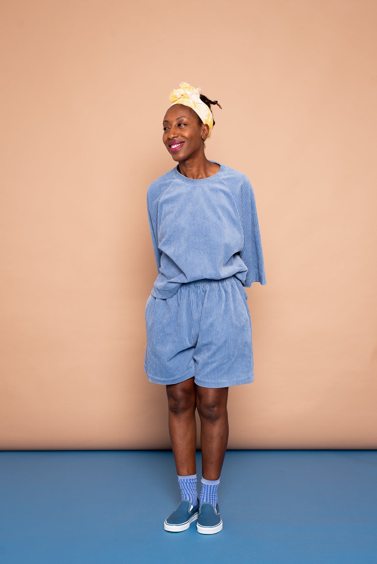 YYULI – Oversized Shirt aus Cord-Nicky