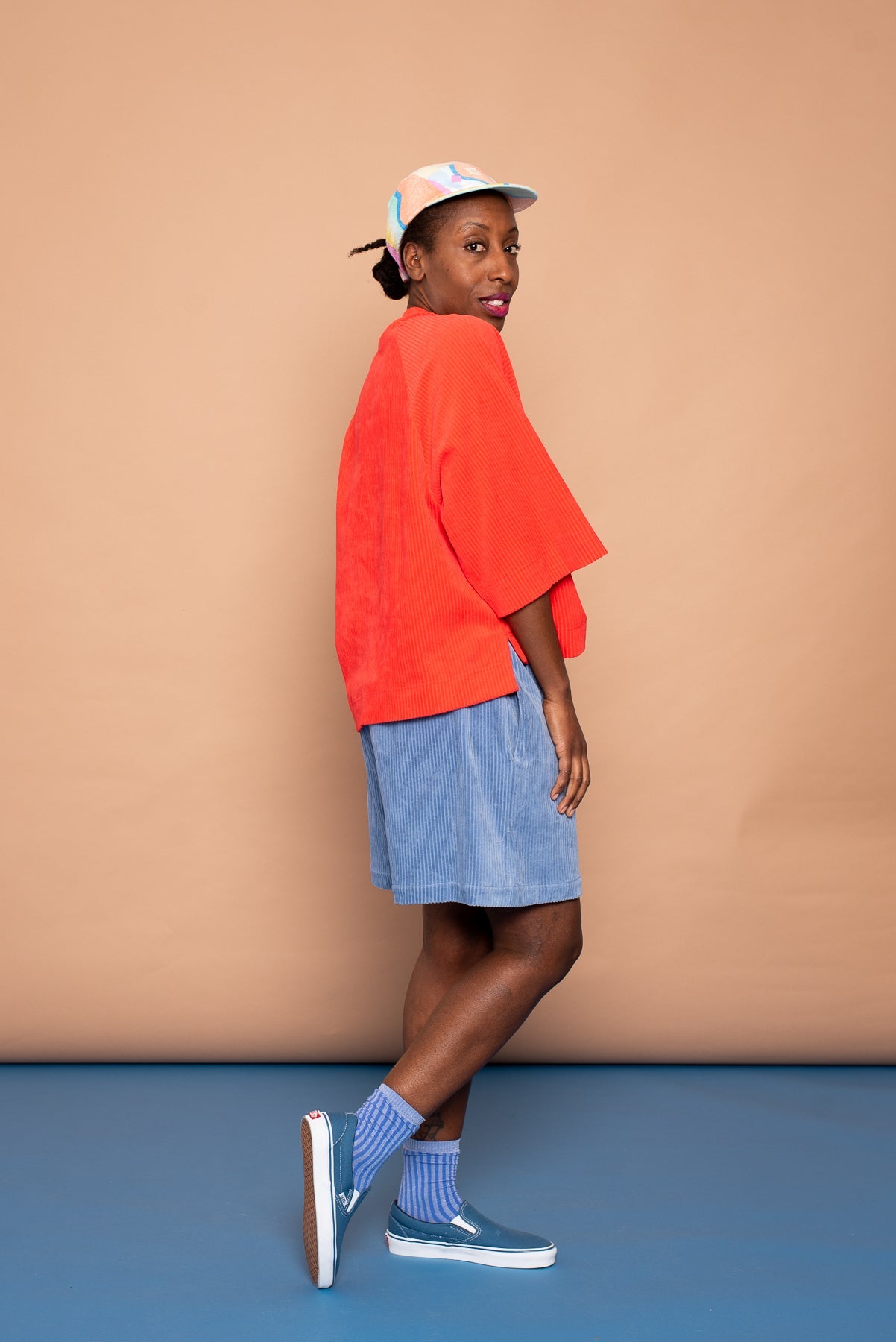 YYULI – Oversized Shirt aus Cord-Nicky