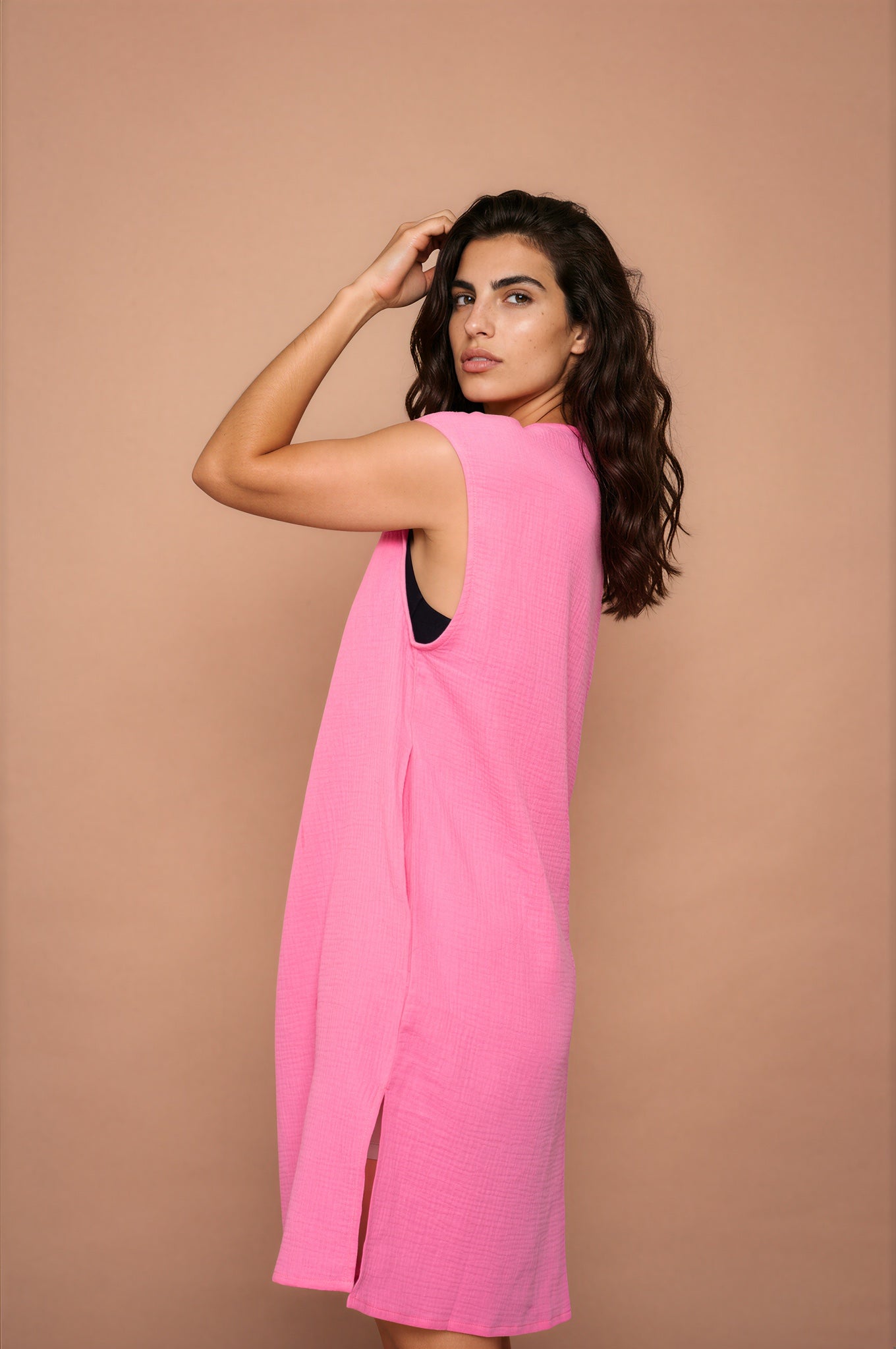 YYULI – Gerades ärmelloses Kleid